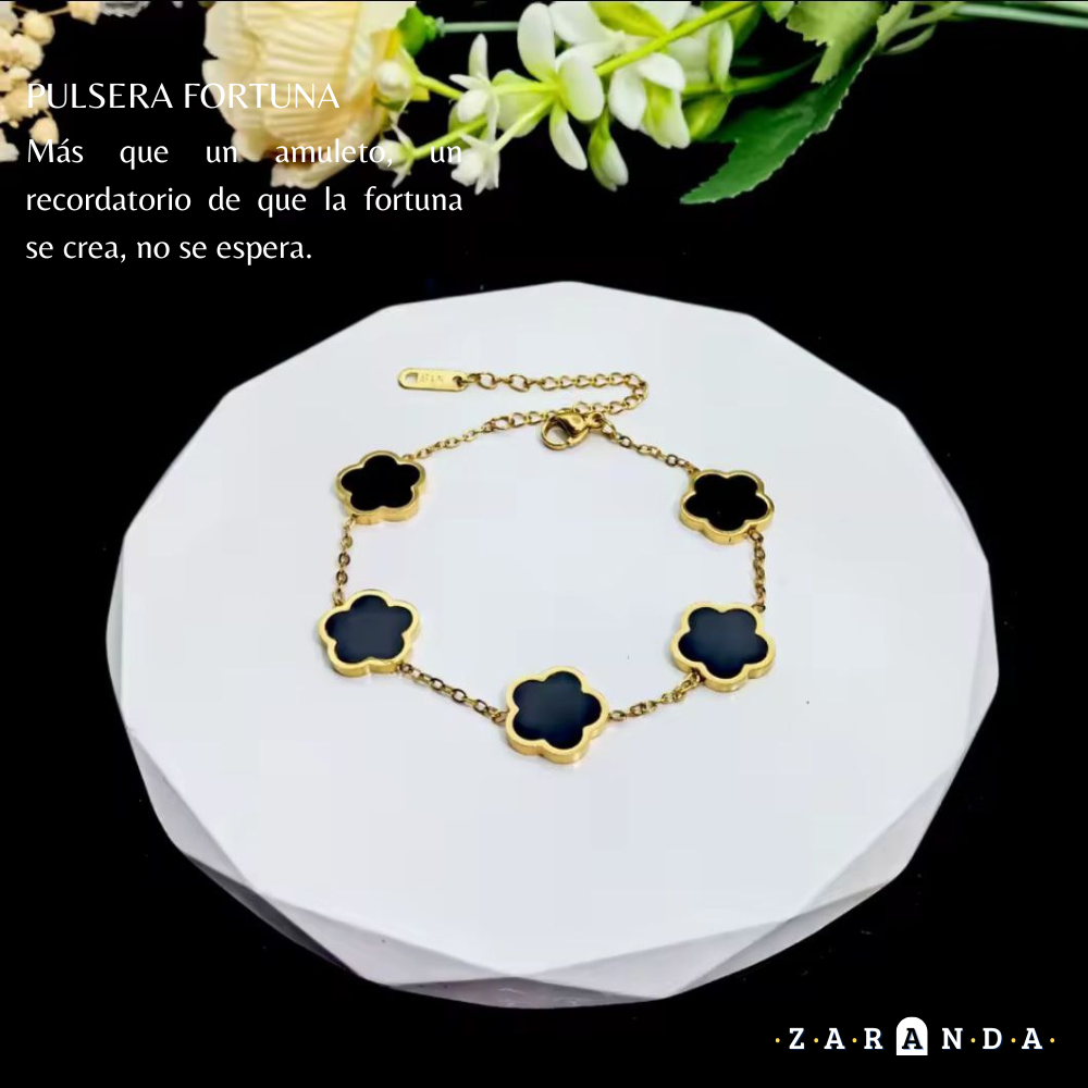 Pulsera Fortuna - Oro Negro 18k (cópia)